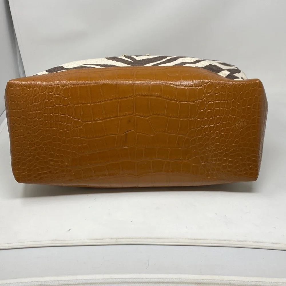 Michael Kors Sutter Canvas Animal Print Tote NEW NWT - Picture 11 of 16